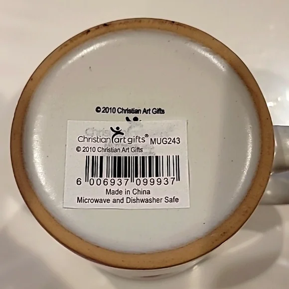 Christian Art Gifts Love For You Mug White Red - Picture 6 of 8